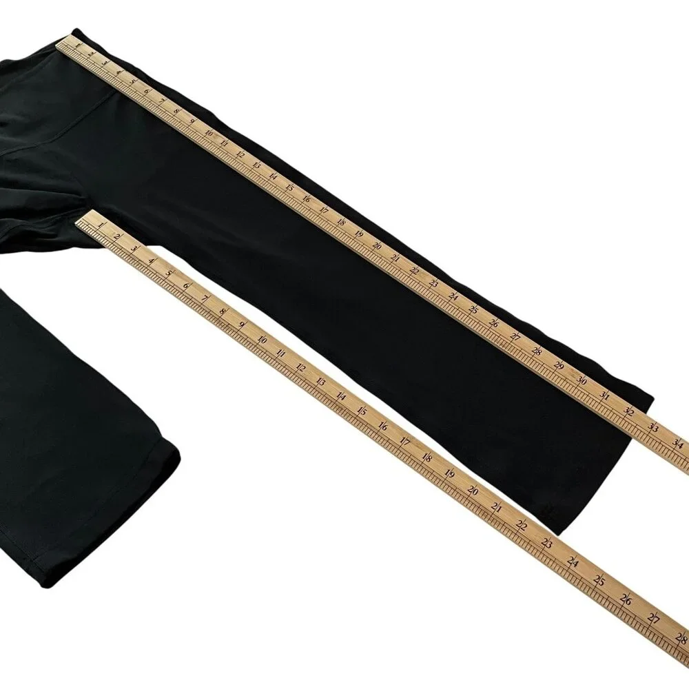 Lululemon Groove Super High Rise Crop Pants 23" Black Size 4 - Picture 9 of 10